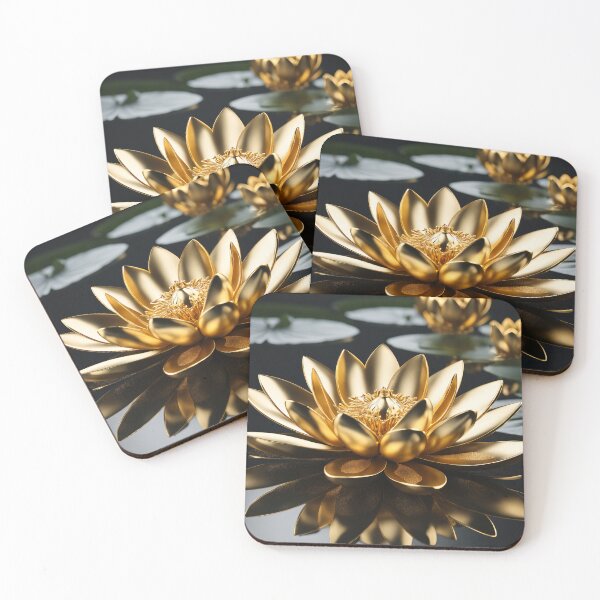Item preview, Golden lotus flower designed and sold by AngelicArt24.