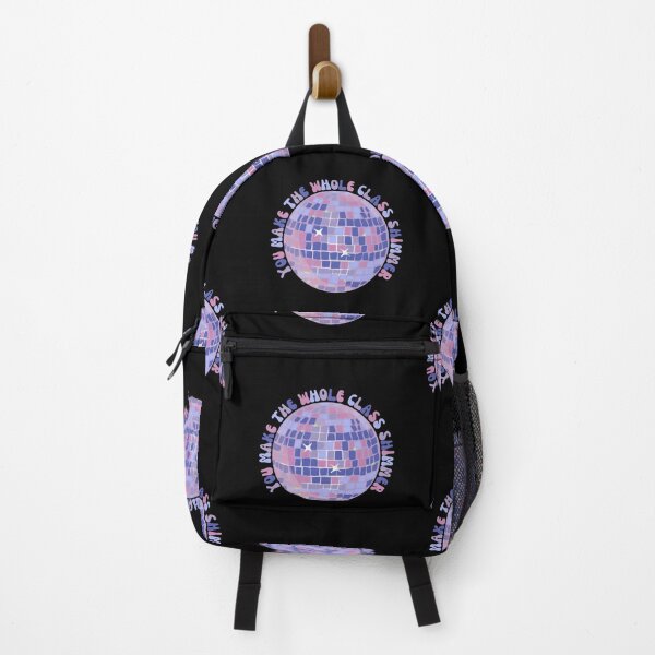Item preview, You Make the Whole Class Shimmer Teacher Elementary Teacher Decor Purple and Pink Disco Ball designed and sold by ShoniwDesigns.
