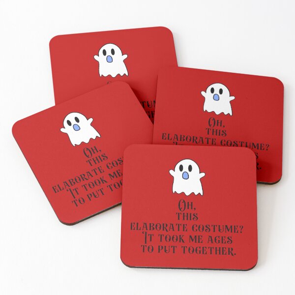 Item preview, Funny and Cute Halloween Ghost punchline designed and sold by niks1351.