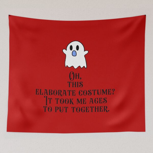 Item preview, Funny and Cute Halloween Ghost punchline designed and sold by niks1351.