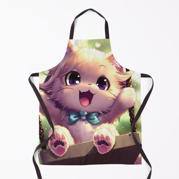 Item preview, Whiskered Joyride: Sweet Cat Swinging on a Rope Hammock designed and sold by NovaBane.