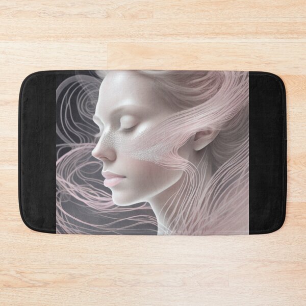 Item preview, Chromatic Beauty: Hypnotic Portrait of a Woman Adorned in Mysterious Tones designed and sold by SolaraNocturne.