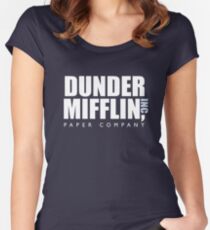 Dunder Mifflin Le logo du bureau T-shirt échancré