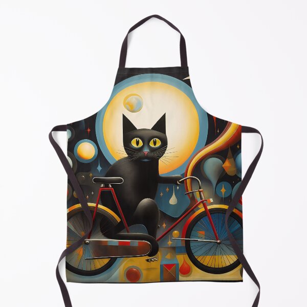 Item preview, The Surreal Cycling Cat". designed and sold by Art-Vortex-fr.