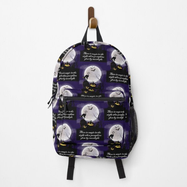 Item preview, There is magic in the night when pumpkins glow by moonlight - Halloween designed and sold by LifeWisdom.