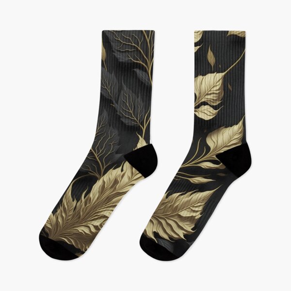 Item preview, Black And Gold Leaves designed and sold by SGCreations-78.