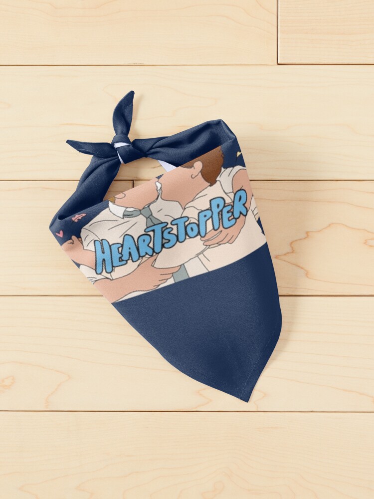 Thumbnail 2 of 6, Pet Bandana, Heartstopper designed and sold by Designs1279.