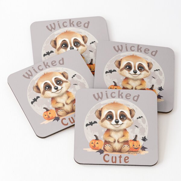 Item preview, Kawaii Halloween Wicked Cute Meerkat designed and sold by MvuuStudio.