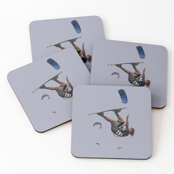 Item preview, Kitesurfer Somersaulting Color Illustration designed and sold by taiche.