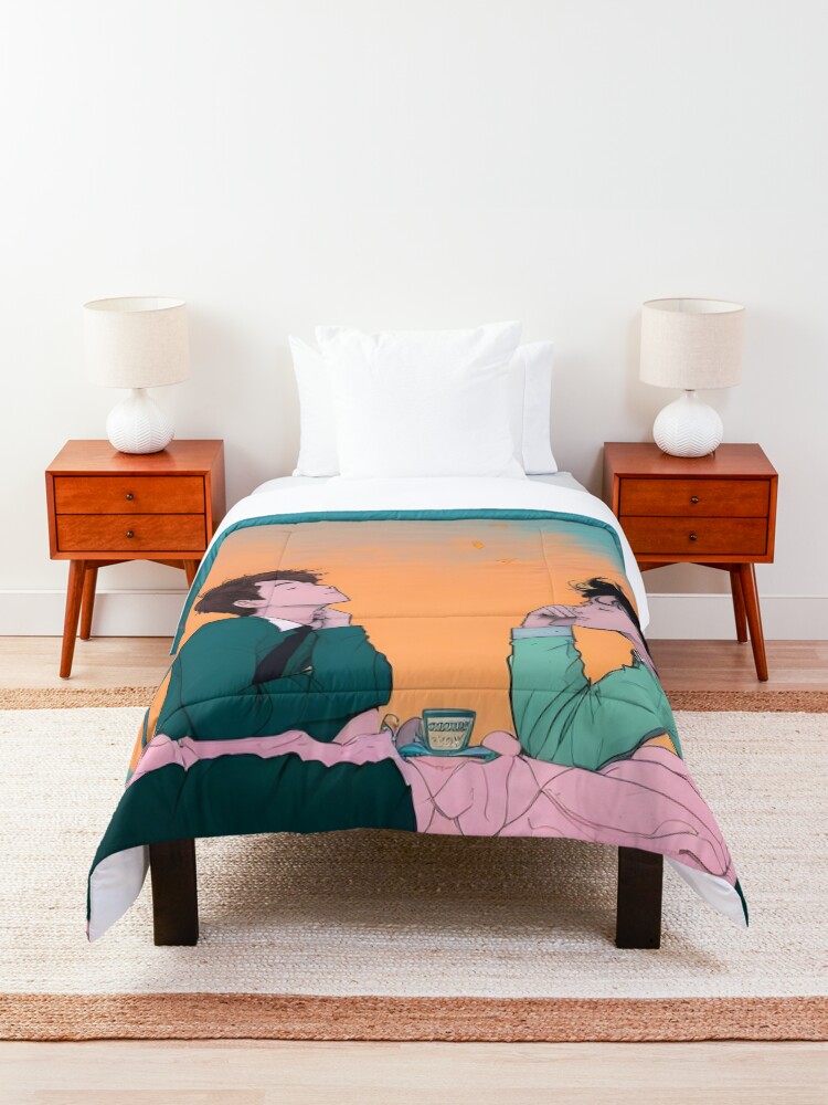 Thumbnail 3 of 6, Comforter, Hearstopper Nick and Charlie designed and sold by soulfulprintss8.