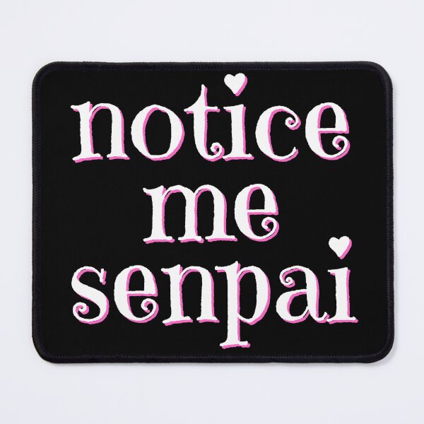 Item preview, Notice Me Senpai - pink and white designed and sold by addie-plays.