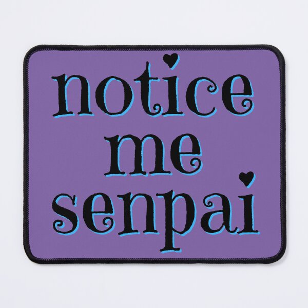 Item preview, Notice Me Senpai - black and blue designed and sold by addie-plays.