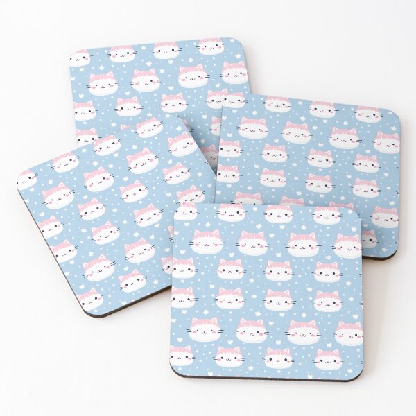 Item preview, Adorable Cat Artistry Seamless Pattern designed and sold by AlienSkinEyes.