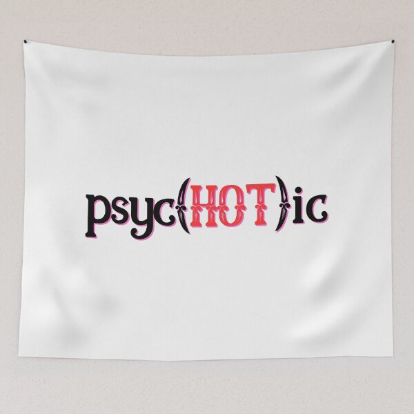 Item preview, I put the hot in psychotic - black and pink and red designed and sold by addie-plays.