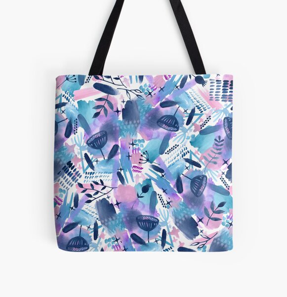Abstract - Pink Sky At Night All Over Print Tote Bag