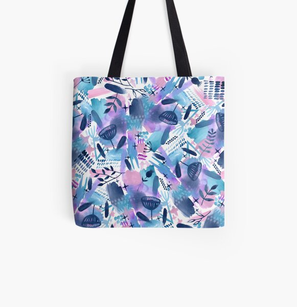 Abstract - Pink Sky At Night All Over Print Tote Bag