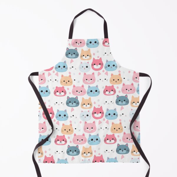 Item preview, Adorable Cat Artistry Seamless Pattern designed and sold by AlienSkinEyes.