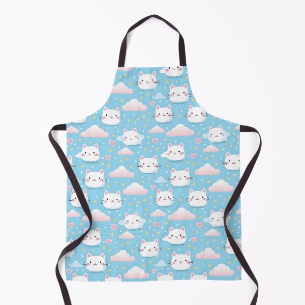 Item preview, Adorable Cat Artistry Seamless Pattern designed and sold by AlienSkinEyes.