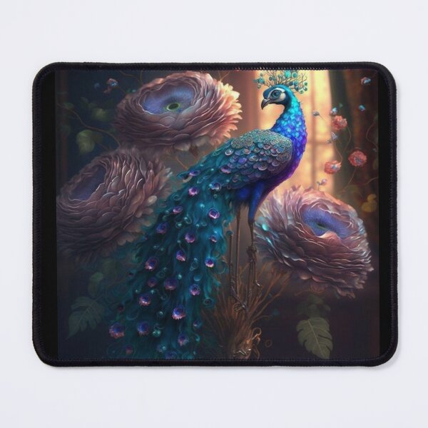 Item preview, The flower peacock designed and sold by JayaNayak.