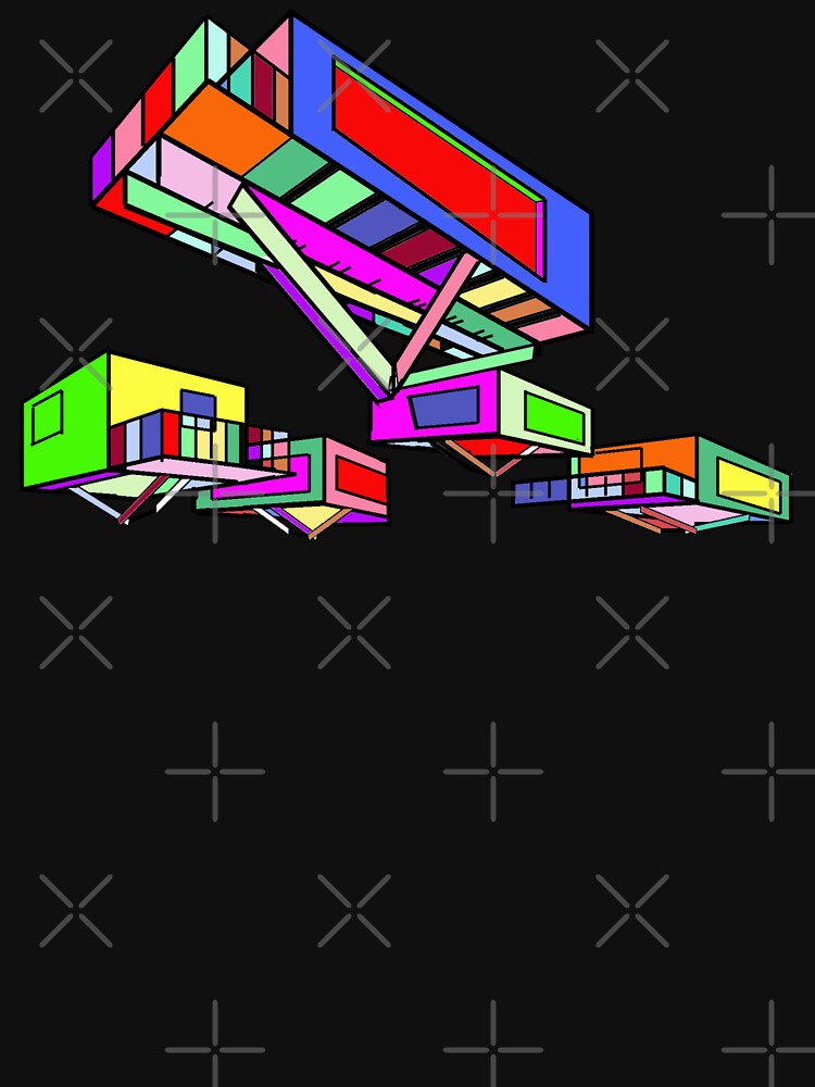 Thumbnail 7 of 7, Active T-Shirt, The Treehouse Abstract designed and sold by bpatrickvoice.