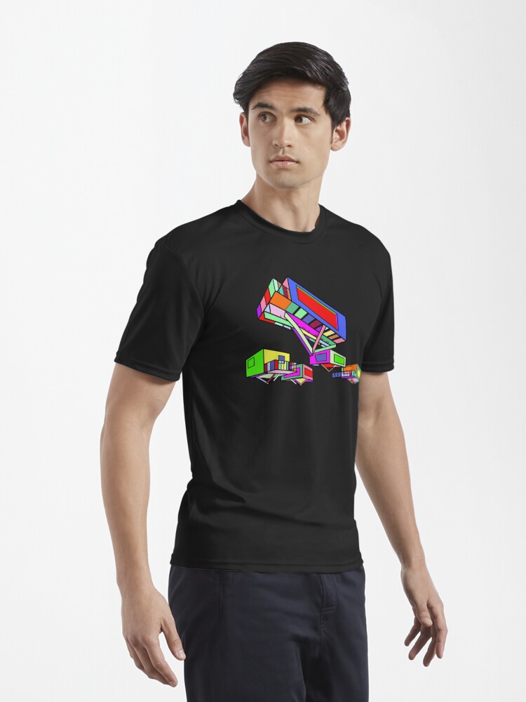 Thumbnail 3 of 7, Active T-Shirt, The Treehouse Abstract designed and sold by bpatrickvoice.