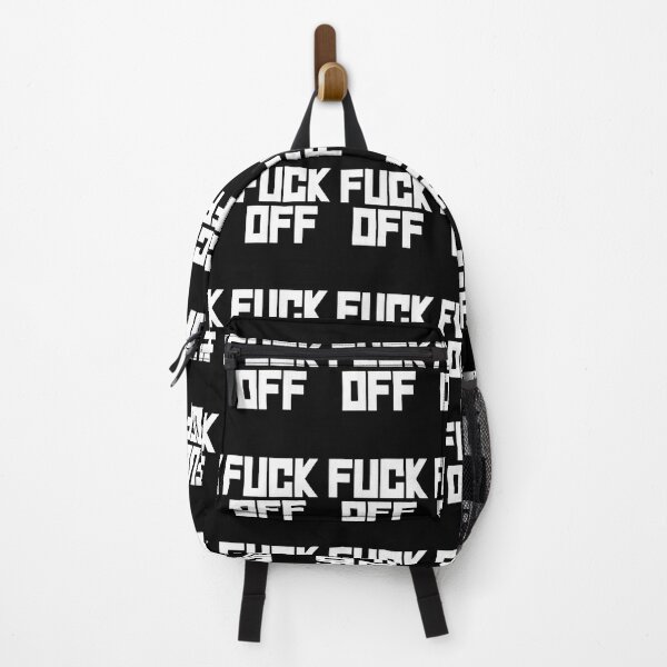 Fuck Off Kanji Backpack – The Artist Collective