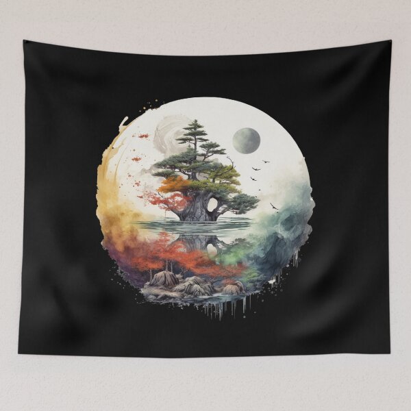 Item preview, Harmony Within Zen Circle Gift for Meditation Lovers designed and sold by AnnaMDesign.