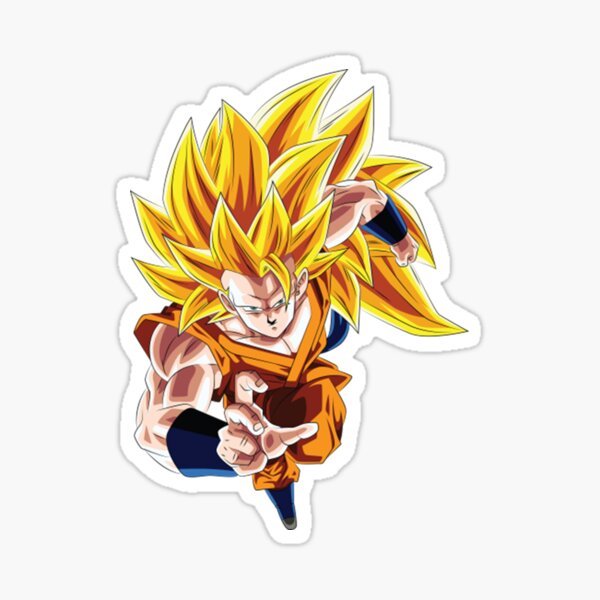 DBS - Goku Super Saiyan God Super Saiyan 3 - Dragon Ball Z - Sticker