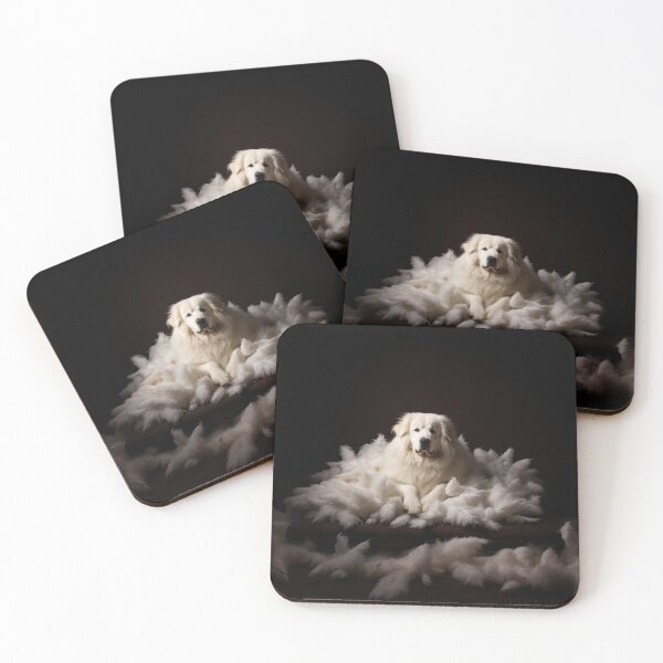 Item preview, Great White Pyrenees Mountain Dog - Beautiful dog art designed and sold by DigitalArties.
