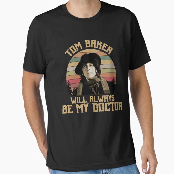 Item preview, Tom Baker Will Always Be My Doctor Retro Vintage Logo Cheap Tee Logo Funny  designed and sold by LYMANOBERTS.