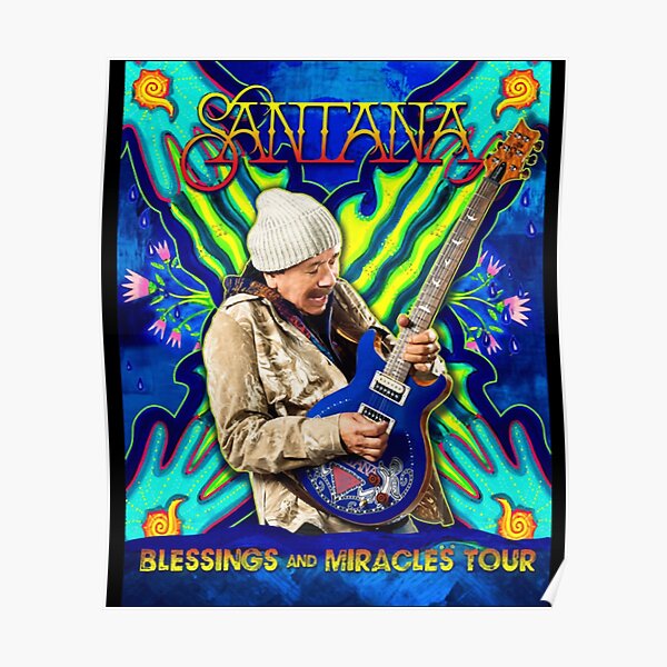 Carlos Santana Guitar Legend Tapestry by Mal Bray - Instaprints