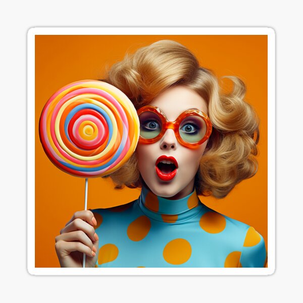 Item preview, Woman with lollypop the the '60s designed and sold by silent-violin.