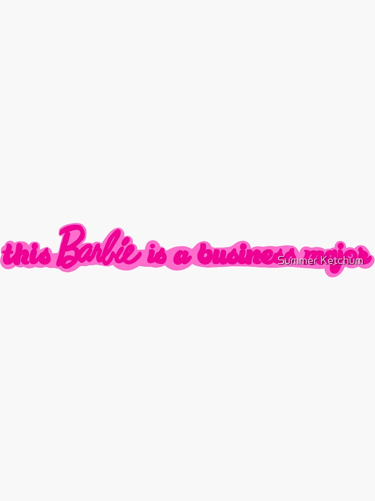 Business Barbie Sticker for Sale by hotchilipeppers