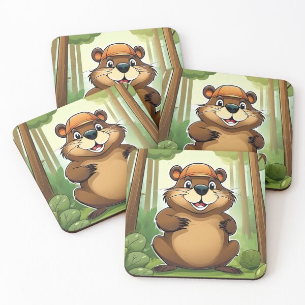 Item preview, A Beaver With A Hat In The Forest designed and sold by Joseph Hail.