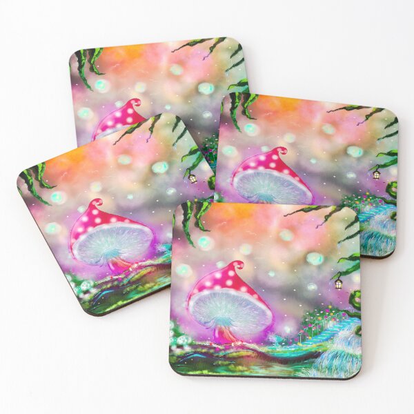 Item preview, Magical Mushrooms, Fairy Faery world, Fungi designed and sold by MouseCatty.