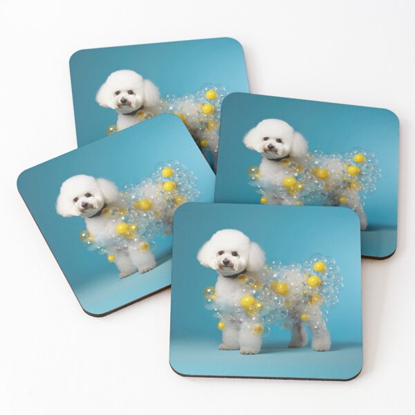 Item preview, Bichon Frize Dog with Bubble Look - Beautiful Dog Art designed and sold by DigitalArties.