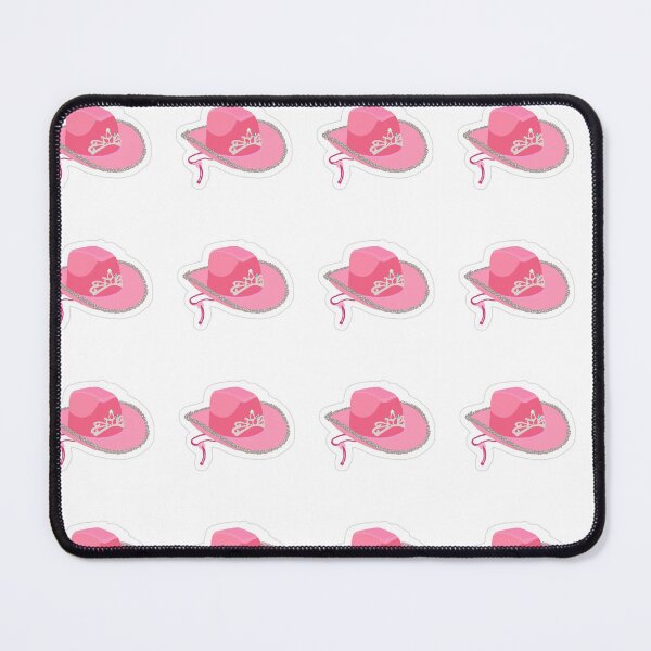 Item preview, aesthetic pink cow boy hat sticker designed and sold by Leahshop2023.