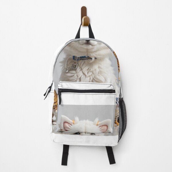 Item preview, White Dog & Tiger Cubs designed and sold by AuraInBusiness.