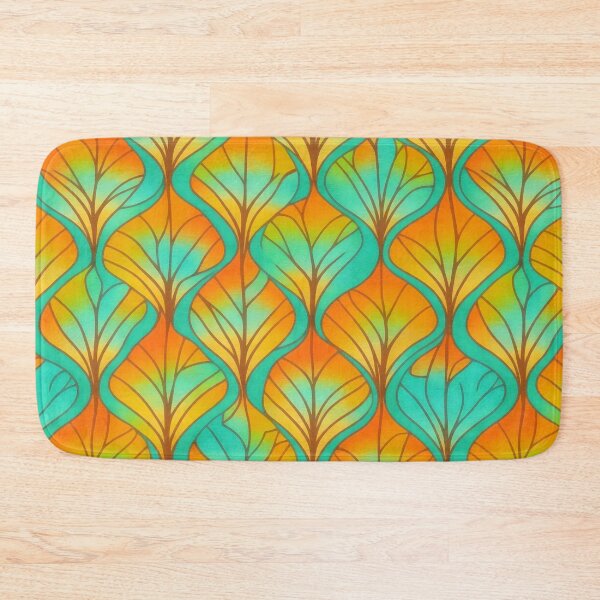 Item preview, Tree and leaf bright and colorful Seamless patterns  designed and sold by RocketArtInd.