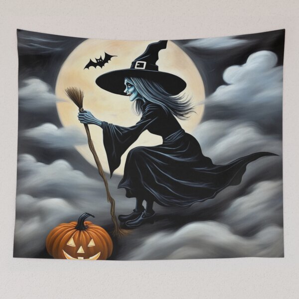 Item preview, A Painted Halloween Witch designed and sold by Joseph Hail.