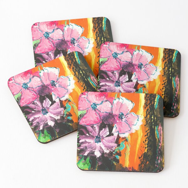 Item preview, Flower abstract print designed and sold by Isha Mehra.