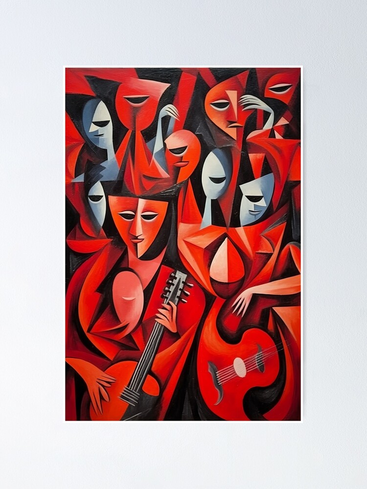 THE POSTER CLUB ポスター ABSTRACT Cubism Atelier Cph, Abstract Cubism - THE POSTER CLUB