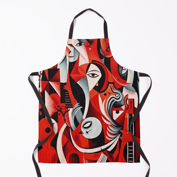Item preview, Red Expression: Cubist Symphony in Art designed and sold by Piotrek0001.