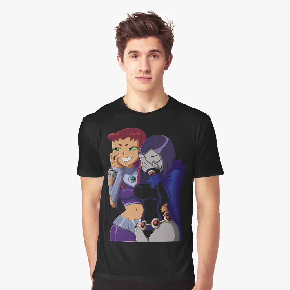 Teen Titans Star fire and Raven 	 	 Classic T-Shirt