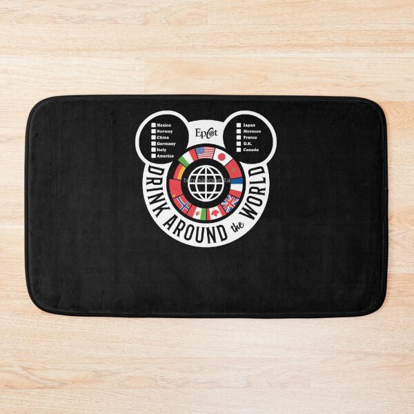 Item preview, Official Drink Around The World Epcot Checklist mickey designed and sold by MariaAlvarez44.