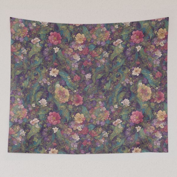 Item preview, Vibrant floral patterns, inspired by fairy tales designed and sold by CoolPixels.