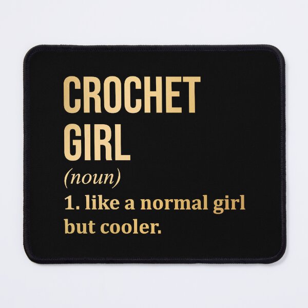 Item preview, Crochet Girl Definition in Gold designed and sold by XCIV.