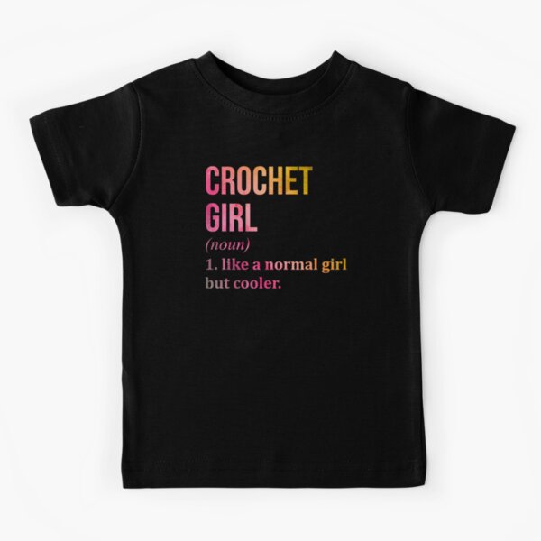 Item preview, Crochet Girl Definition in Watercolor designed and sold by XCIV.