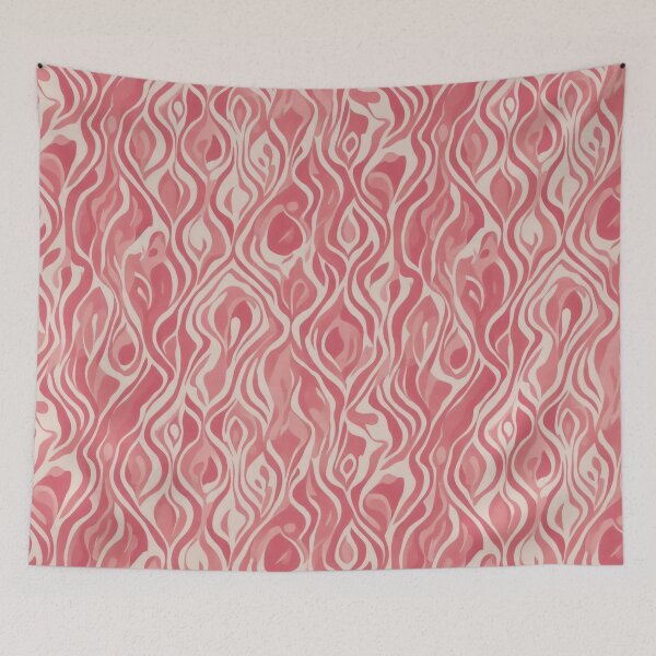 Item preview, Red and pink ikat patterns designed and sold by CoolPixels.