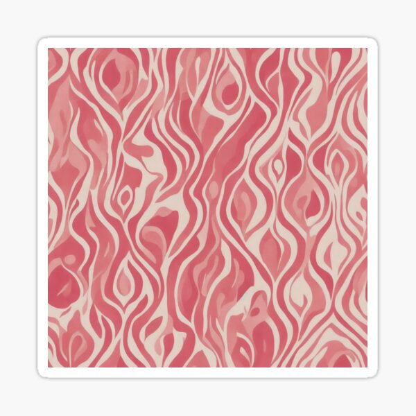 Item preview, Red and pink ikat patterns designed and sold by CoolPixels.